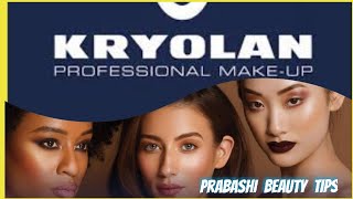 kryolan makeup  step by step real makeup  long lasting makeup tutorials  professional makeup [upl. by Aicileb]