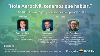 Conversatorio N°2 RAC100 Nuevas reglas y condiciones de operación UAS [upl. by Airod]