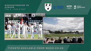 LIVE  Worcestershire vs Durham  Day Two [upl. by Kathleen]