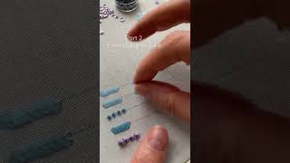 Part 2 Embroidery sequins embroideryforbeginners embroidery embroideryfashion [upl. by Terrie]