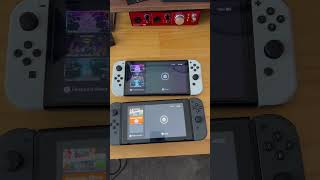 Switch vs OLED Switch  Boot up speed comparison [upl. by Tuesday817]