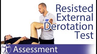 Resisted External Derotation Test  Gluteal TendinopathyGTPS [upl. by Elmo419]