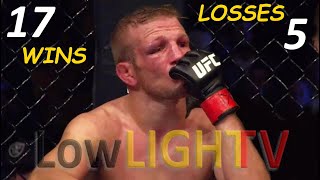 TJ Dillashaw COMPLETE 5 LOSSES in MMA Fights UFC [upl. by Horvitz]