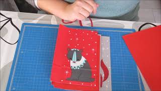 Scrapbooking Tutoriel album photo sac en papier Ikea et reliure japonaise [upl. by Jerusalem913]