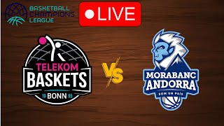 🔴 Live Bonn vs MoraBanc Andorra  Basketball Champions League 20242025  Live Play by Play [upl. by Jar]