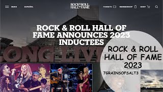 Rock amp Roll Hall Of Fame 2023 [upl. by Burrton871]