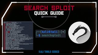 SearchSploit Guide  Finding Exploits  Kali Linux [upl. by Nolrah]