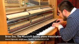 Brian Eno The Microsoft Sound Windows 95 startup sound piano transcription [upl. by Genovera332]