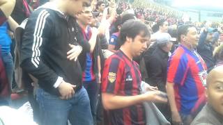 Hinchas del Unión Magdalena celebraron el triunfo ante el América de Cali en el estadio El Campin [upl. by Marceau]