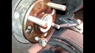 How to remove and install wheel studs EASY WAY [upl. by Garnett]