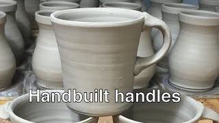 how to make Handbuilt handles Pulled handle alternative [upl. by Trinette]