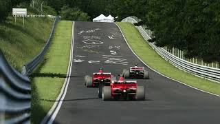 Assetto Corsa Minardi M198 vs Ferrari F300 [upl. by Hephzipa]