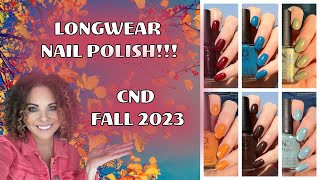 CND Fall quotUpcycle Chicquot Collection  Longwear Nail Polish [upl. by Aihtniroc924]