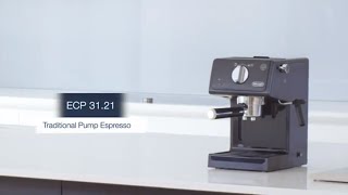 DeLonghi ECP3121 Traditional Pump Espresso Machine  Black [upl. by Emirac112]