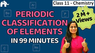 Classification of elements and periodic properties class 11  Chapter 3 Chemistry  CBSE JEE NEET [upl. by Nayrbo]