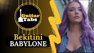 Bekitini  Babylone  Tablature Guitare [upl. by Macilroy]