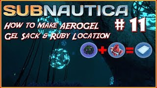 Subnautica EP11 Aerogel  Ruby and Gel sack locations [upl. by Leonid635]