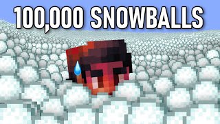 CRASHING A PaytoWin Minecraft Server with 100000 Snowballs  2 [upl. by Lellih]