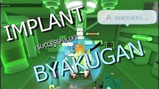 How to SUCCESSFULLY Implant BYAKUGAN  Roblox Bloodlines [upl. by Airdnaed]