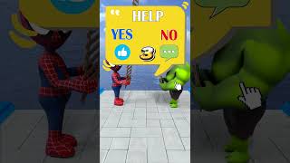 Ladder Run  Spidey and Hulk Fight for SpiderGwens Love shorts [upl. by Notsuh622]