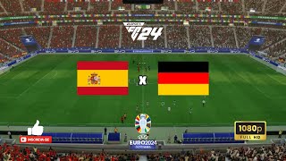 🇪🇸Espanha x Alemanha🇩🇪  Euro 2024  Quartas de Final 05072024  EAFC 24 [upl. by Jaquelyn472]