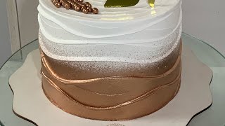 Bolo Wave Cake Dourado Rose  Rose Gold  Chantininho [upl. by Daphne]