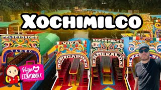 🇲🇽 conoce XOCHIMILCO Y SUS TRAJINERAS en ciudad de México [upl. by Taffy475]