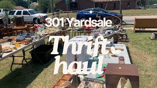 301 Yardsale  100 mile YardSale Thrift Haul [upl. by Snowber]