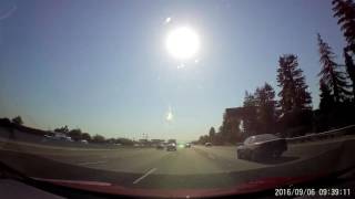 Tesla Autopilot avoid collision [upl. by Rebmac]