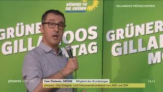 Cem Özdemir beim politischen Frühschoppen der GRÜNEN am 030918 [upl. by Lib]