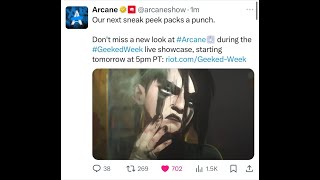 ARCANE FIRST LOOK GEEKED WEEK WATCHALONG [upl. by Marasco]