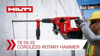 Hilti Nuron TE 5022 Cordless SDS Max Rotary Hammer  Features and Benefits [upl. by Maye]