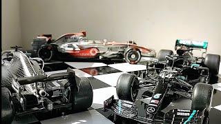 Nuevos ingresos los F1 de Lewis Hamilton en escala 124 [upl. by Hinson]