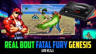 REAL BOUT FATAL FURY GENESIS  an awesome new Sega Mega Drive game with rom link and commentary [upl. by Aivatnahs80]