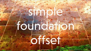 simple foundation offset  Ark Survival Evolved 60 [upl. by Evalyn]