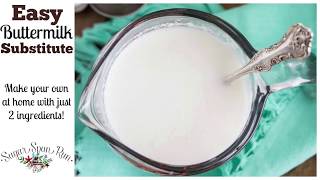 How to Make Buttermilk Substitute [upl. by Sharai]