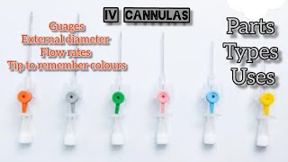 Types of IV cannula Complete detail [upl. by Ariaek]