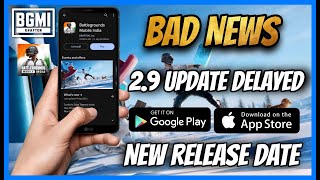 BAD NEWS  29 UPDATE IS DELAYED  POSTPONED  CONFIRM RELEASE DATE AND HOW TO DOWNLOAD  BGMI [upl. by Mallin]