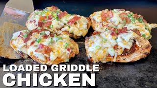 Loaded Griddle Chicken Recipe [upl. by Sined728]