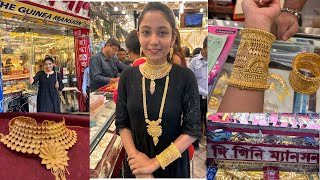 Gold Jewellery Shopping  Glass Chur  ​⁠The Guinea Mansion bengali gold viralvideo [upl. by Annert]