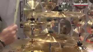 Sabian B8X Cymbals  Sweetwater at Winter NAMM 2015 [upl. by Donny210]