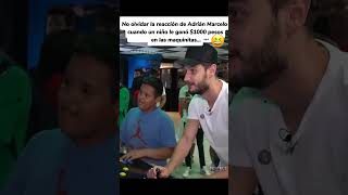 La reacción de Adrián Marcelo cuando un niño le ganó lacasadelosfamosos lcdlfmx [upl. by Lantz]