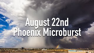 Phoenix Microburst  August 22nd 2024 [upl. by Aridatha]