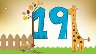 THE NUMBERS Number Songs For Children Number Song 1 to 20 123 [upl. by Armat]