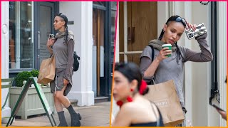 FKA Twigs appears solemn during a shopping trip in London ahead of her 10 million assault trial [upl. by Attennek442]