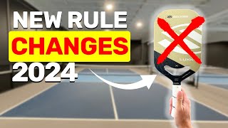 New Pickleball Rules for 2024 [upl. by Larrad]