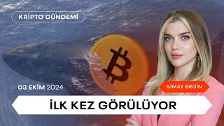 Bitcoinde Daha Önce Hiç Görülmedi Balinalar Tetikte [upl. by Atinor]