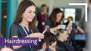 Hairdressing  Study at Fareham College [upl. by Dahlia459]