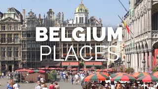 10 Best Places to Visit in Belgium  Travel Video [upl. by Atiram]