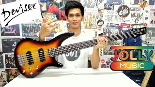 Deviser LB3 5 String Bass Guitar Unboxing and Review [upl. by Yard]